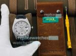 DR Factory Replica Rolex Day-Date Diamond Dial with Black Roman Numerals Watch